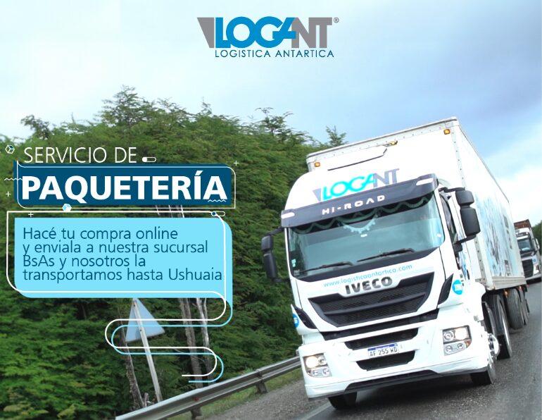 COMPRAS POR INTERNET. Logant amplía su servicio de paquetería para compras en línea en Tierra del Fuego